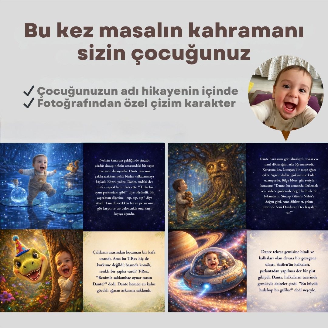 Çocuğunuzun Kahraman Olduğu Masal Kitabı