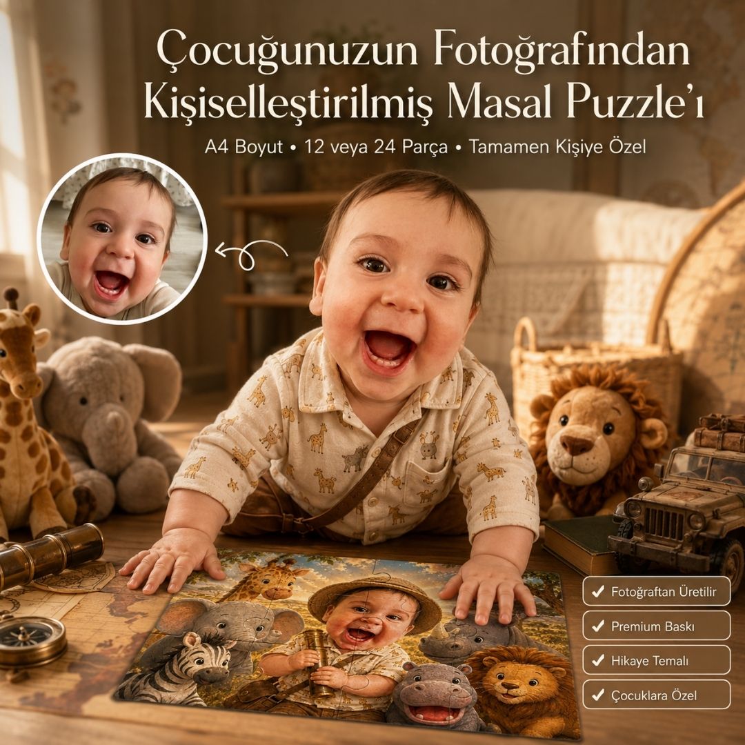 Puzzle/Yapboz Çocuğunuza Özel