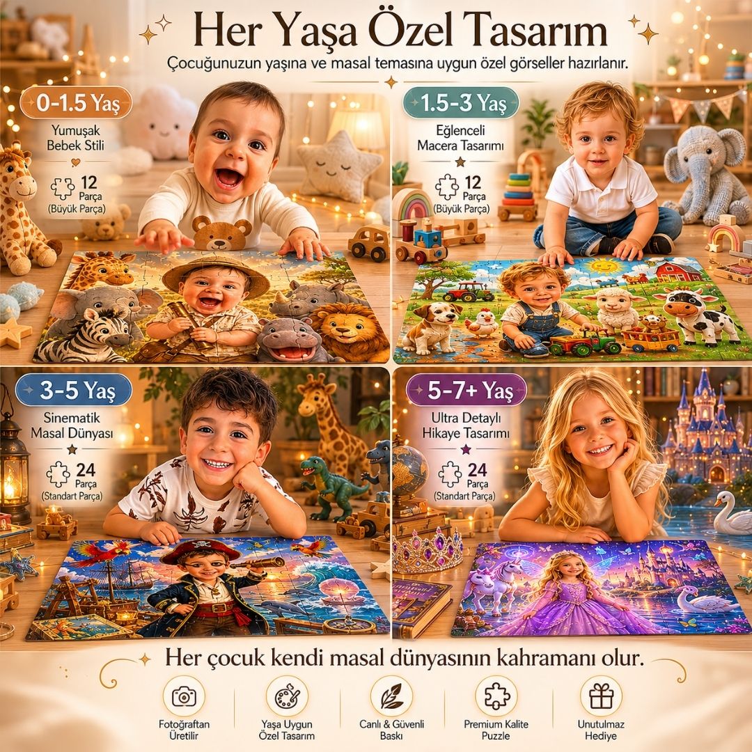Puzzle/Yapboz Çocuğunuza Özel