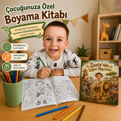 Çocuğunuza Özel Boyama Kitabı