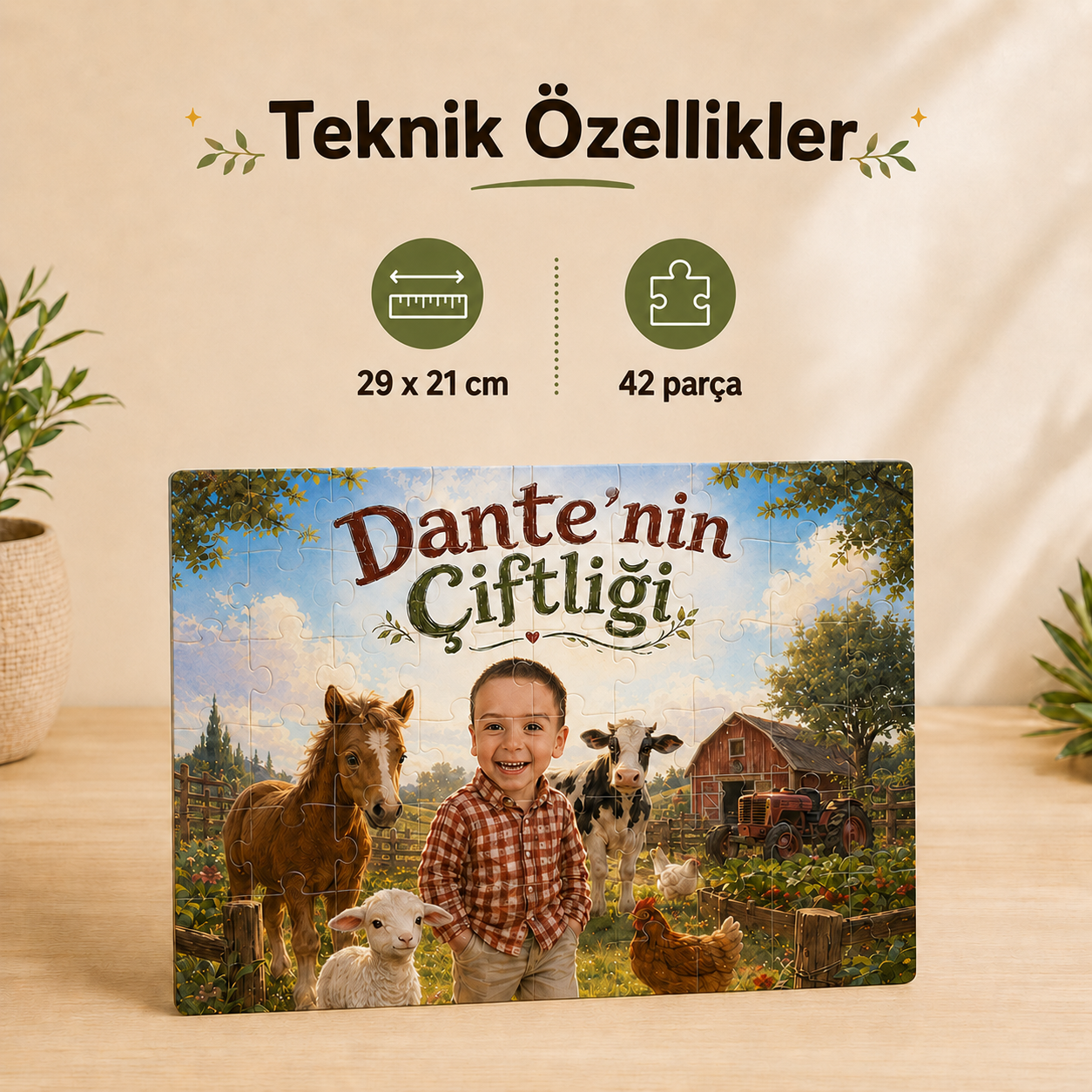 Puzzle/Yapboz Çocuğunuza Özel